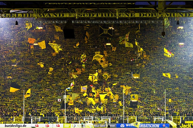 La face cachée de la Südtribüne de Dortmund