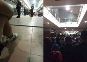 Les policiers enferment des ultras croates à l’intérieur du stade