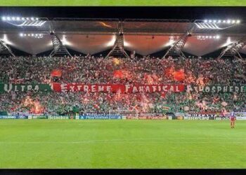 Les ultras du Legia Varsovie tournent en dérision l’UEFA