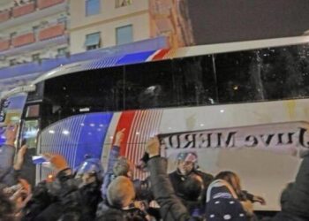 Naples-OM : Affrontements après la rencontre aux abords du San Paolo