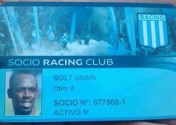 Usain Bolt devient socio du Racing Club Avallaneda