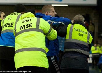 Millwall : Un supporter en colère déchire le drapeau du juge de touche