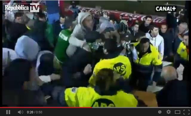 Les ultras du Racing Santander frappent le président