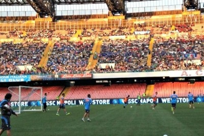 12 000 personnes à l’entrainement du Napoli