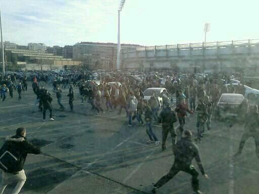 Incidents entre supporters après Racing Santander-Real Oviedo