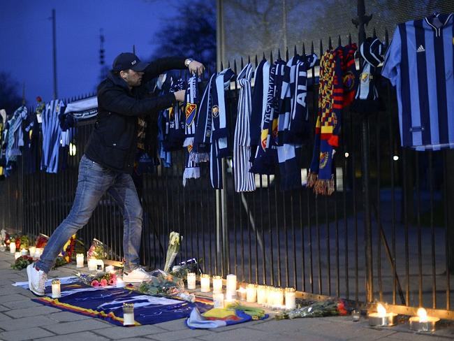 Suède : Hommage et soutien au supporter décédé