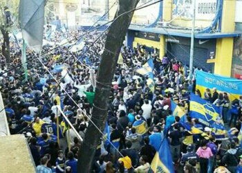 5.000 fans de Boca Juniors manifestent pour Riquelme