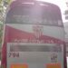 Le bus du FC Seville caillassé
