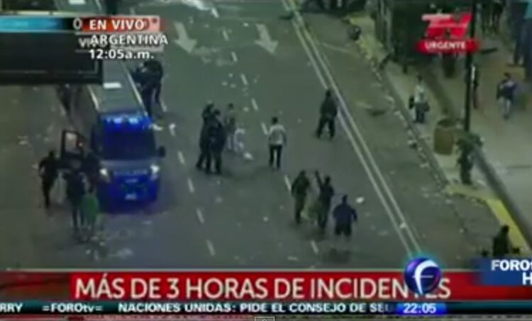 Débordements à Buenos Aires après la finale perdue