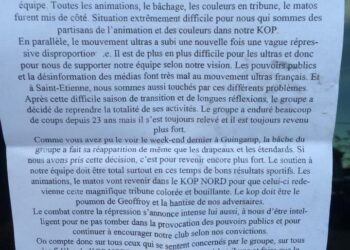 ASSE : Les Magic Fans annoncent leur retour