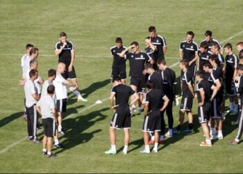 Les joueurs du Partizan Belgrade en grève