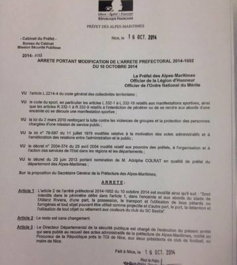 Arrêté préfectoral anti-corse : l’Etat condamné