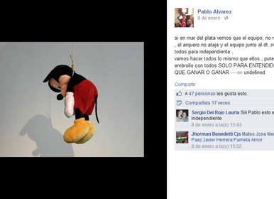 Le message menaçant du chef de la barra d’Independiente