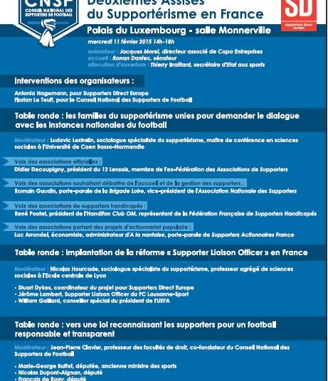 Le programme des secondes Assises du supporterisme dévoilé