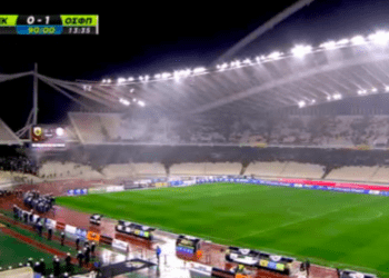 Grèce : nouvel incident lors de AEK Athènes-Olympiakos