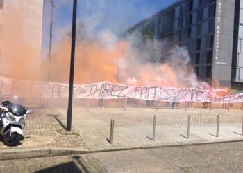La Brigade Loire proteste en marge de l’assemblée fédérale