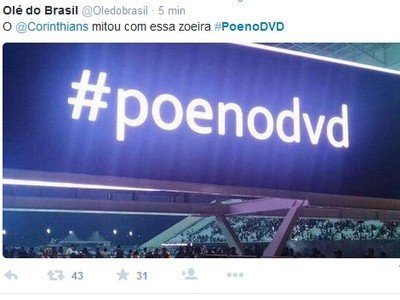 Le Corinthians chambre l’Internacional sur écran géant