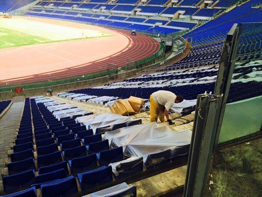 Les supporters romains en guerre contre les autorités