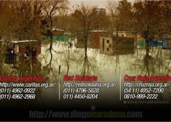 Le football argentin solidaire après les inondations