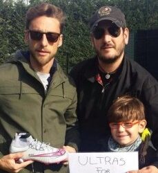 Les ultras italiens solidaires pour le Noël des enfants malades