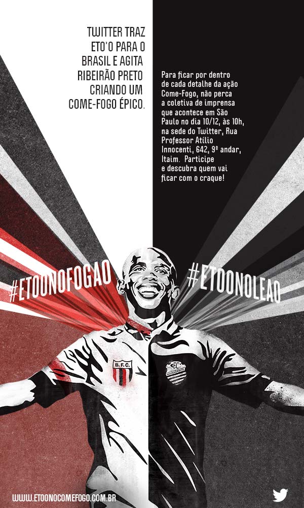 Eto’o va disputer un derby au Brésil