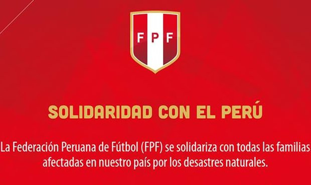 Une partie des recettes de Pérou-Uruguay seront reversées aux victimes des innondations