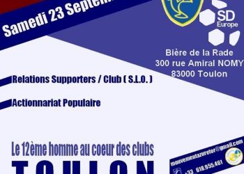 Un événement sur l’actionnariat populaire et les relations clubs-supporters samedi à Toulon