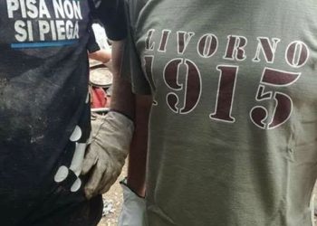Les supporters de Pise solidaires avec leurs rivaux de Livourne