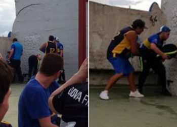 Boca Juniors : un supporter se coince dans un mur en changeant de tribune