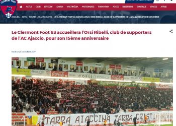 Le Clermont Foot accueille l’Orsi Ribelli pour son 15ème anniversaire