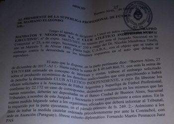 La dette importante d’Independiente