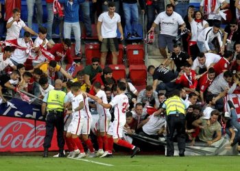 Une barrière s’effondre à Eibar, huit blessés légers