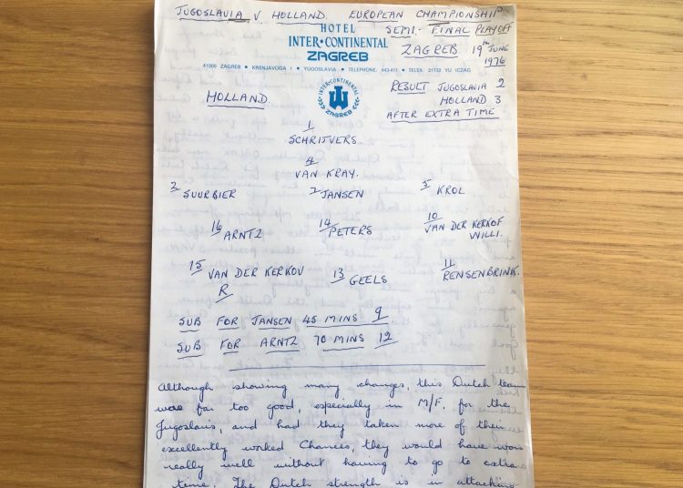 Un rapport de scouting de Don Revie de l&rsquo;Euro 1976 révélé