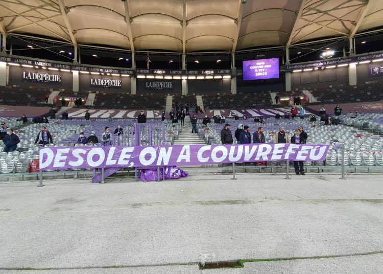 Couvre-feu : à Toulouse, les supporters invités à rentrer chez eux avant la fin du match
